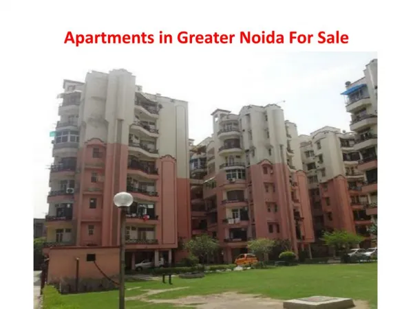 Apartments in Greater Noida