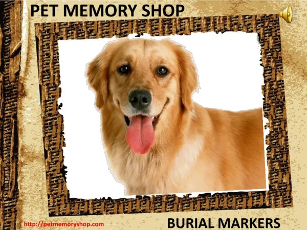 Buy Personalized Dog Grave Markers From Pet Memory Shop