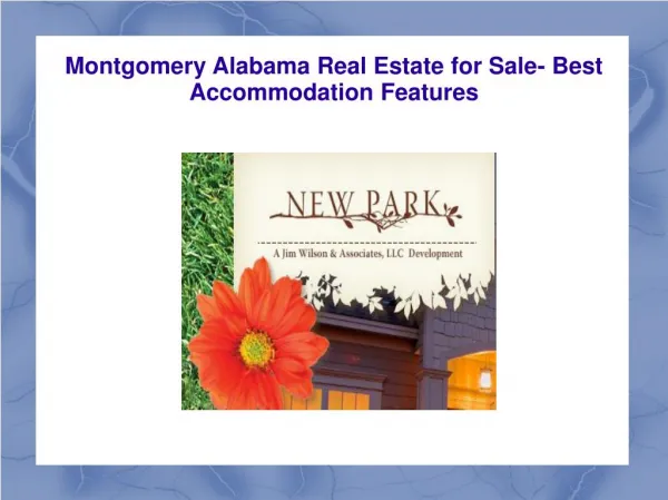 Montgomery Alabama Real Estate for Sale