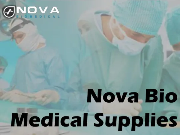 Nova Bio Medical Supplies