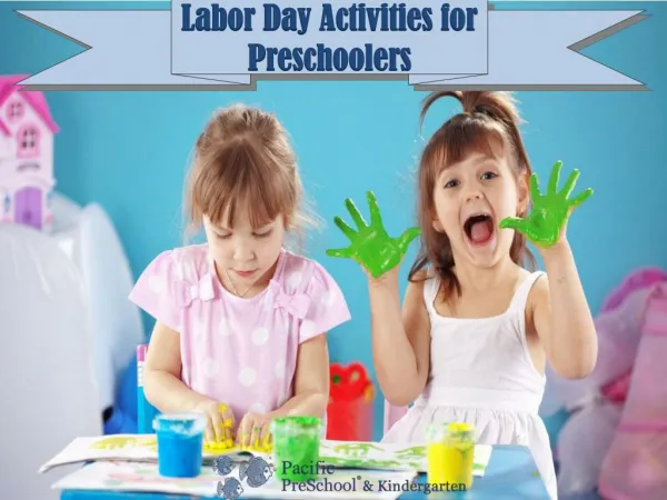 Labor Day Activities for Preschoolers