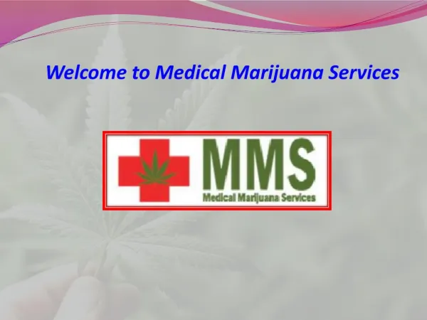 Remedial Revolution with Medical Marijuana Services