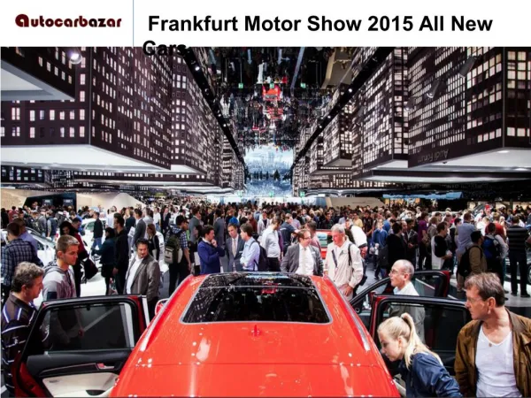 Frankfurt Motor Show 2015-2016