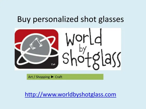 buy custom shot glasses