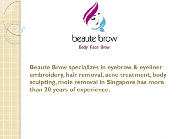 Beaute Brow The Most Trusted Skin and Body Care Service