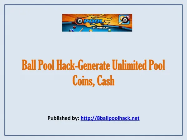 Ball Pool Hack-Generate Unlimited Pool Coins, Cash
