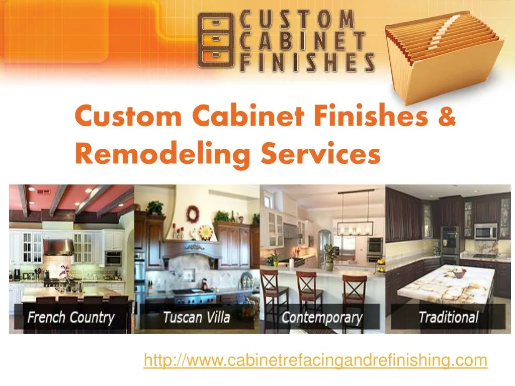 custom cabinet finishes remodeling services