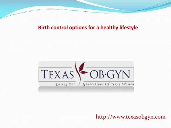 Birth control options for a healthy lifestyle