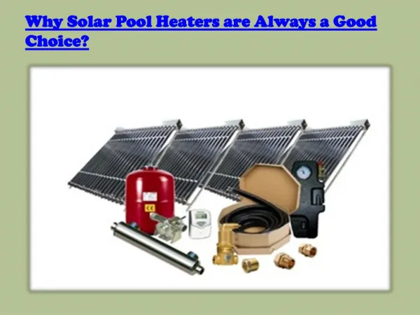 How easily solar pool heaters work
