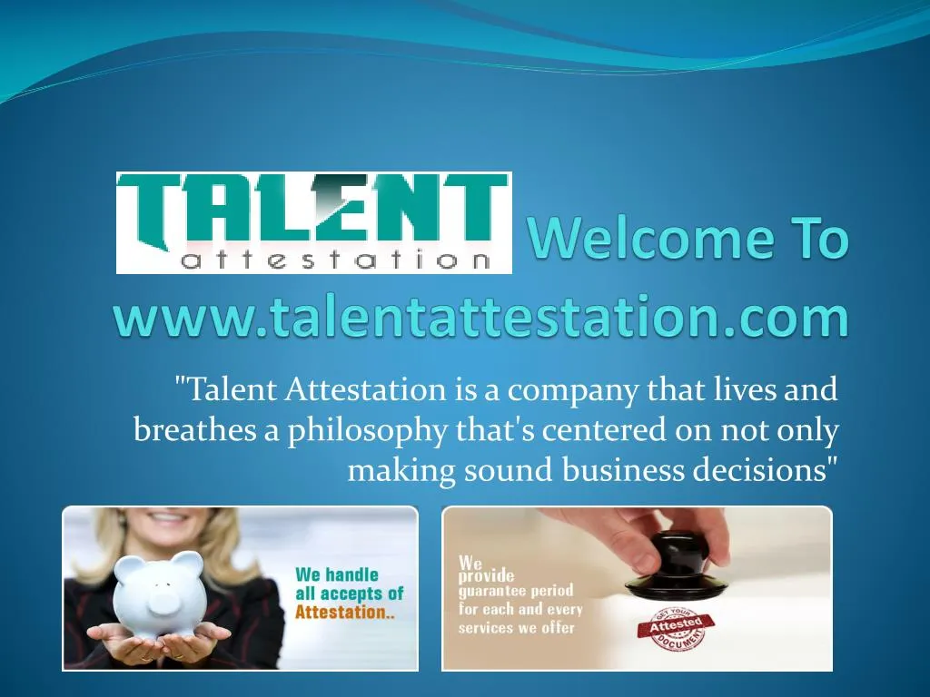 welcome to www talentattestation com