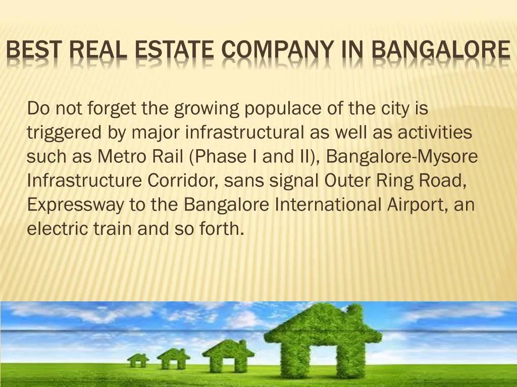 best real estate company in bangalore