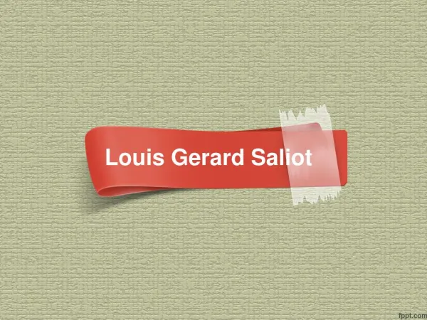 CEO of EAM Group | Louis Gerard Saliot | Gerard Saliot