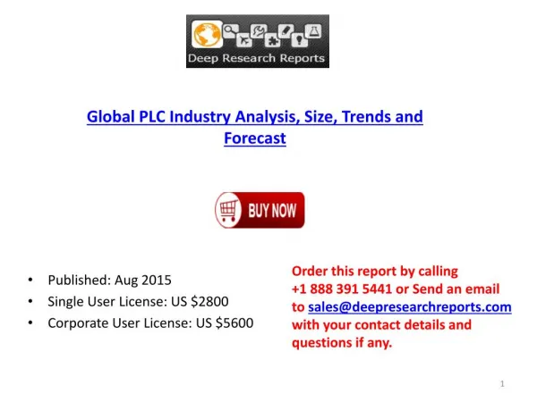 Global PLC Market Research Report 2015