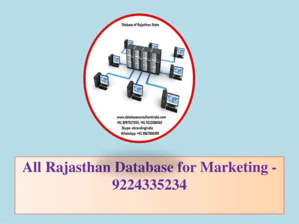All Rajasthan Database for Marketing -9224335234