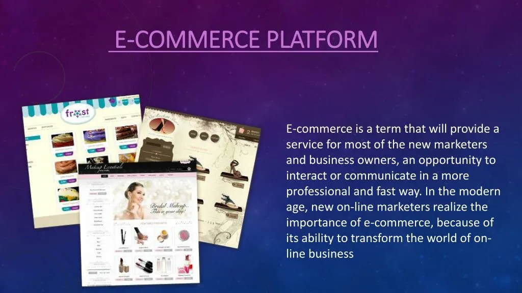 e commerce platform