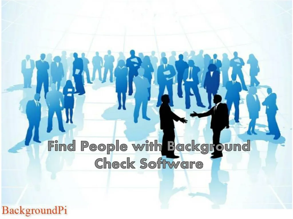 find people with background check software