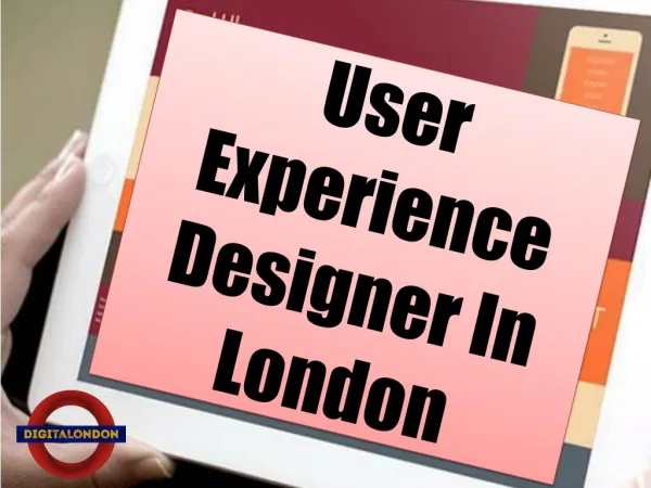 User Experience Designer In London