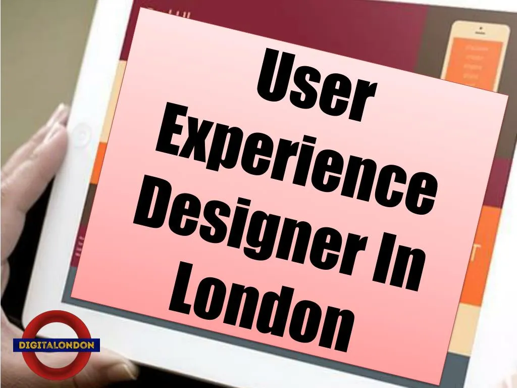 user experience designer in london