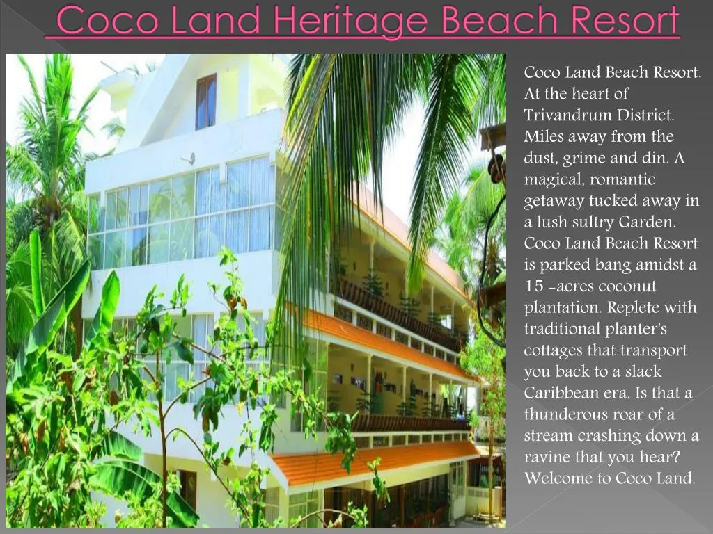 coco land heritage beach resort