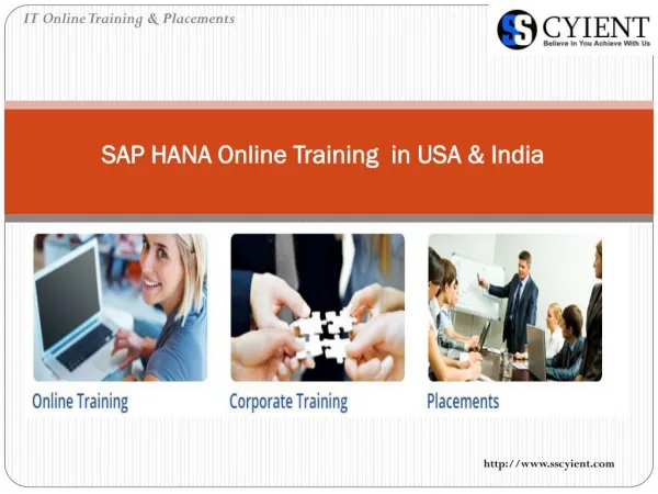 SAP HANA Online Training in USA & India