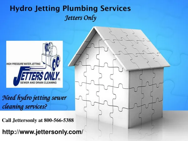 Professional Hydro Jetting Plumbing Services | Jettersonly.com