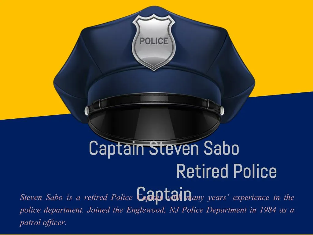 captain steven sabo retired police captain
