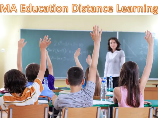 MA Education Distance Learning Education Courses Admission-Teachers day