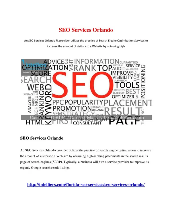 SEO Services Orlando