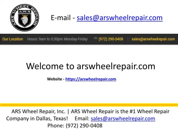 Alloy Wheel Repair