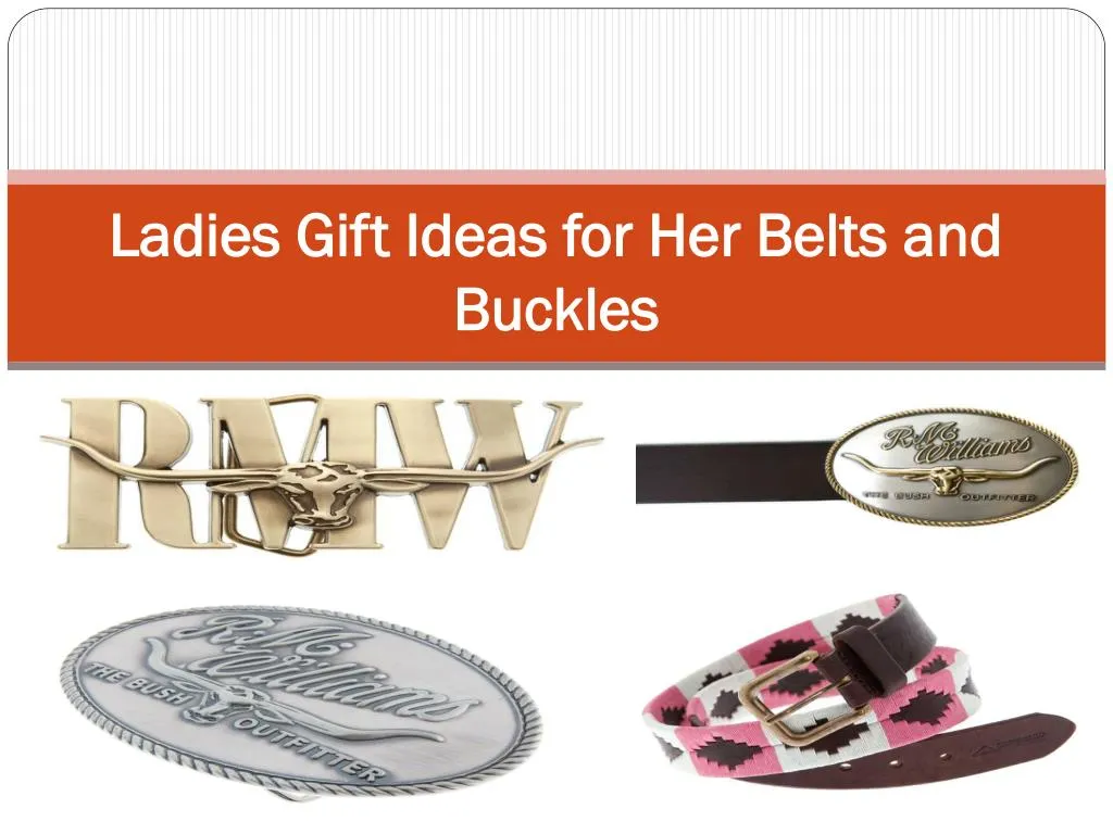 ladies gift ideas for her belts and buckles