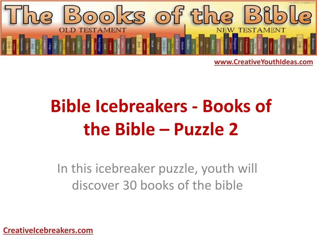 bible icebreakers books of the bible puzzle 2