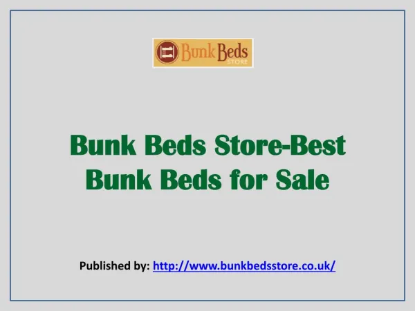 Bunk Beds Store-Best Bunk Beds For Sale