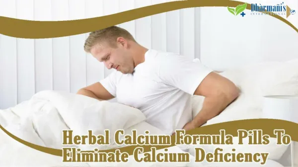 Herbal Calcium Formula Pills To Eliminate Calcium Deficiency