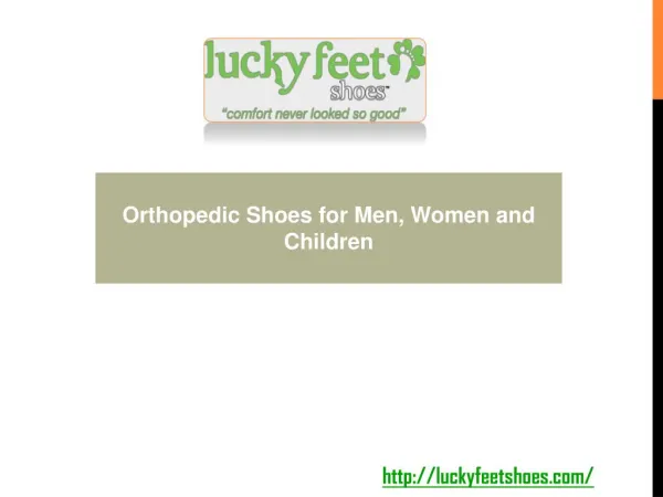 Orthopedic Shoes for Men, Women and Children