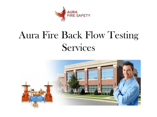 Aura Fire Back Flow Testing Services