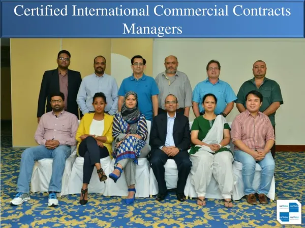 Certified International Commercial Contracts Managers