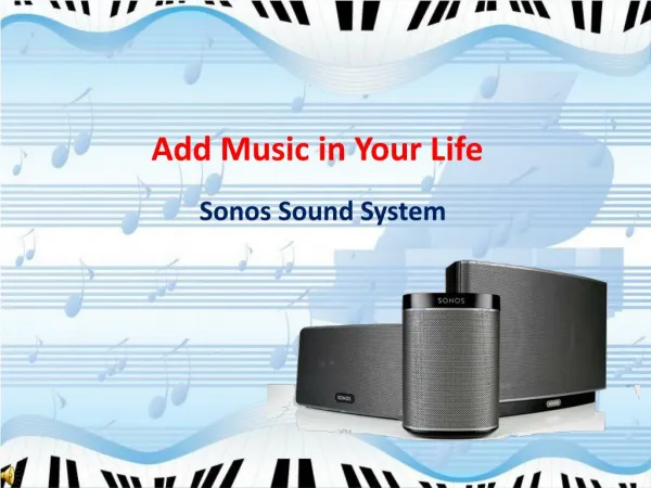 Sonos Wireless Sound System