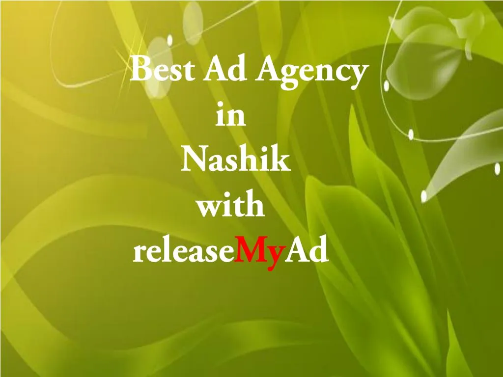 best ad agency in nashik with release my ad
