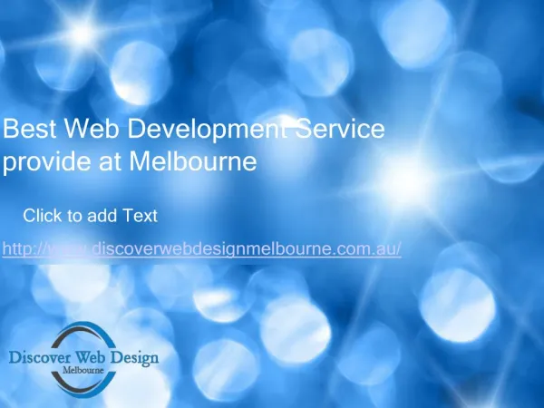 Best Web Development Service provide at Melbourne