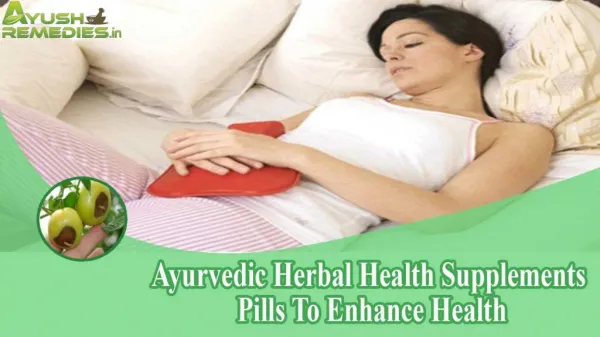 Ayurvedic Herbal Health Supplements Pills To Enhance Health