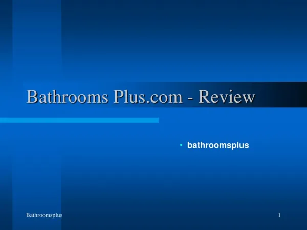 bathroomsplus.comreview