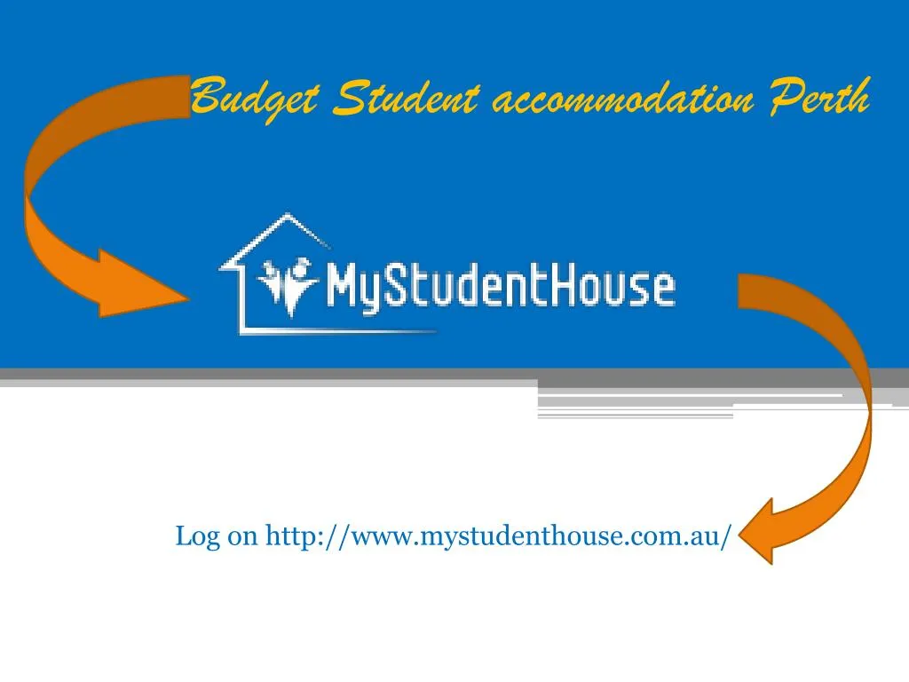 log on http www mystudenthouse com au