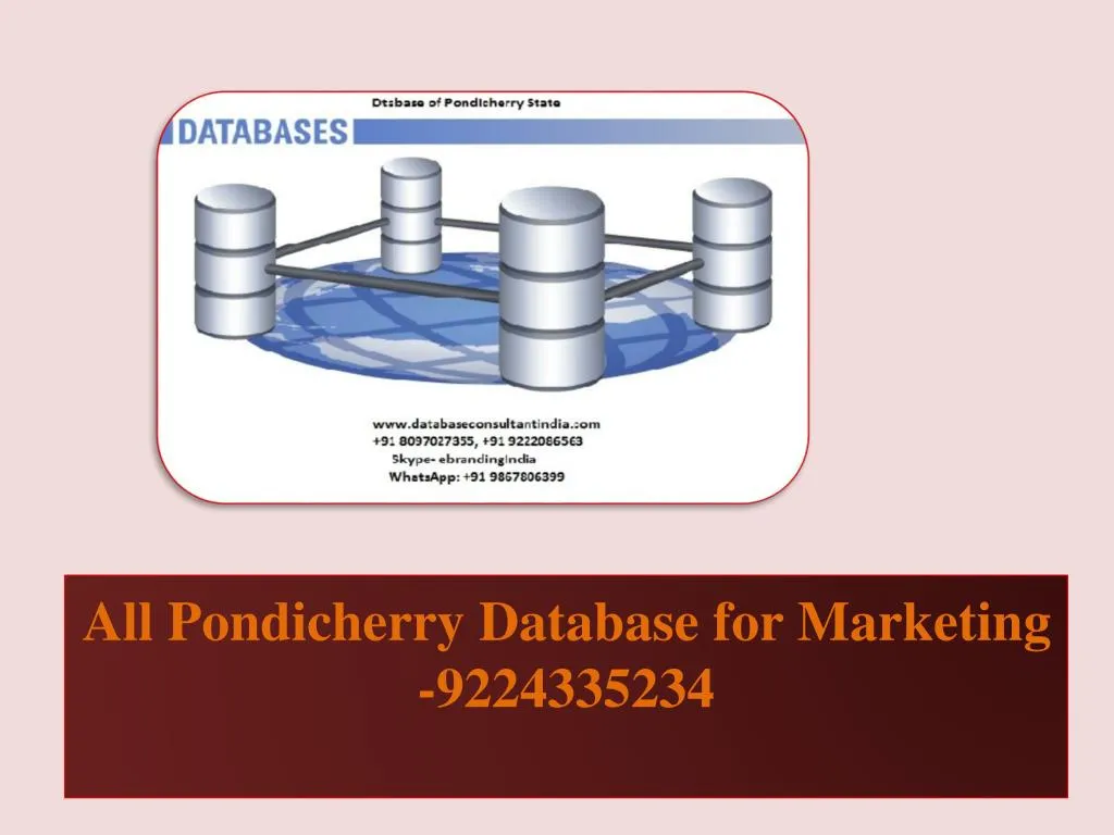 all pondicherry database for marketing 9224335234