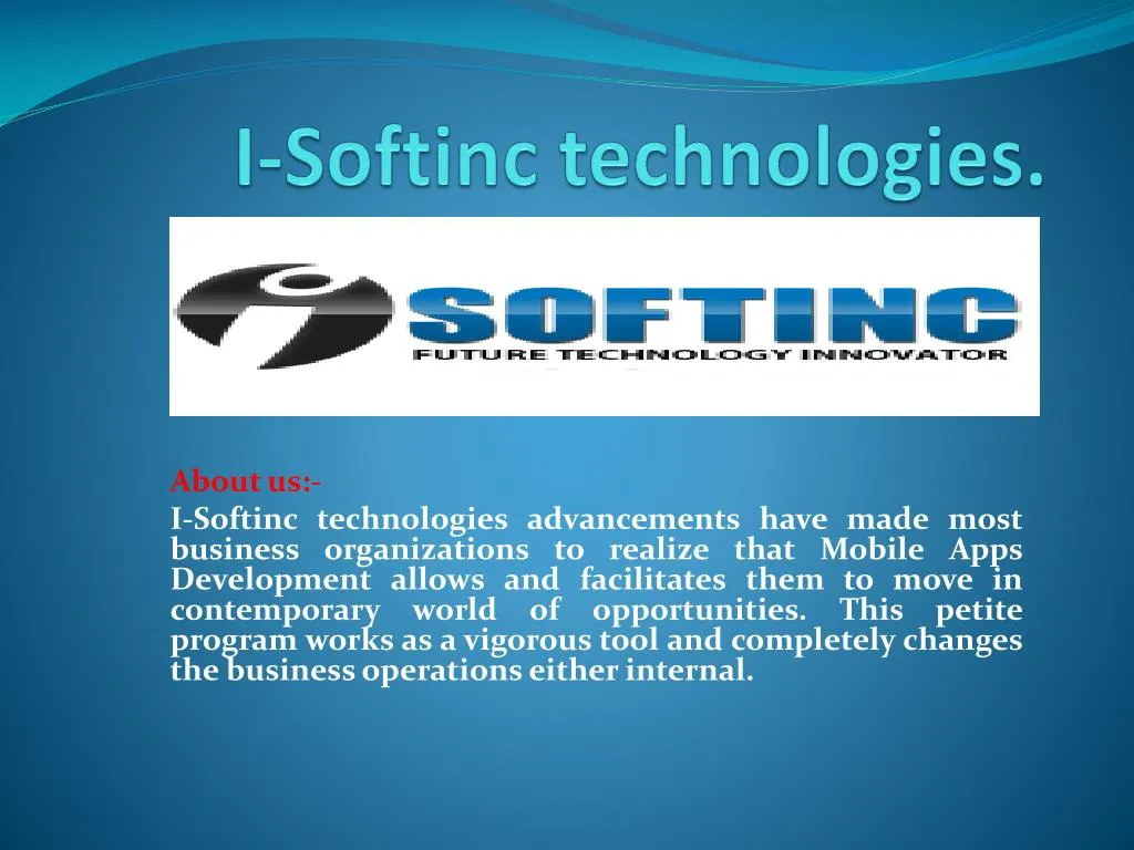 i softinc technologies