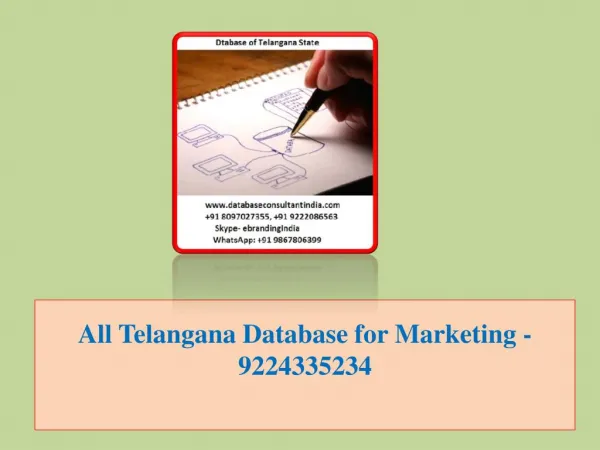 All Telangana Database for Marketing -9224335234