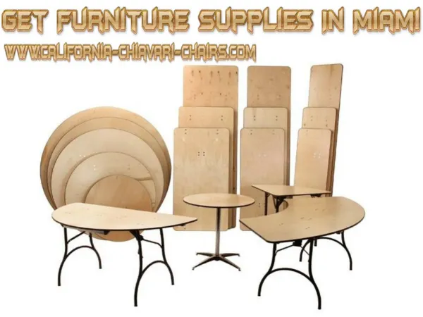 Get Furniture Supplies In Miami