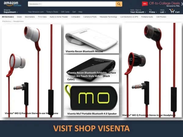 Buy electronics on Amazon Shop Visenta - Trusted seller