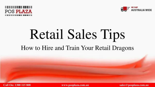 Retail Sales Tips: How to Hire and Train Your Retail Dragons