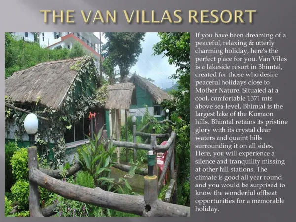 The van villas resort