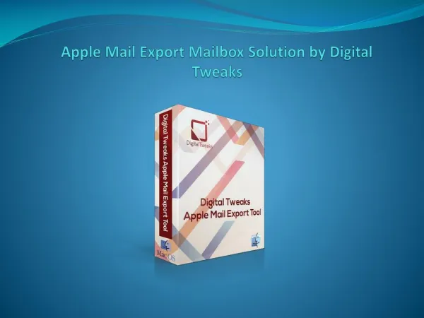 Hassle-free Apple Mail export Mailbox process